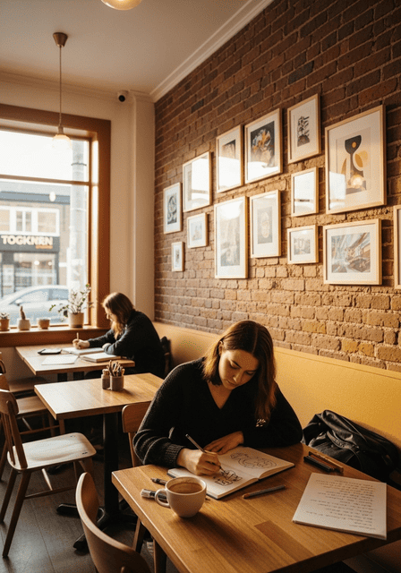 Best Art Cafe in Nashik interior