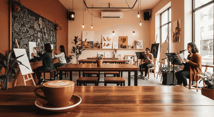 artisan coffee at best art cafe nashik