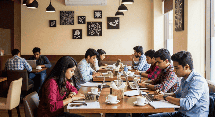 best cafes in Nashik for students - cozy study atmosphere with Indian students